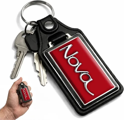 Vista 63 de Brotherhood Car Key Chain for Nova - Classic Models Keychain for Men and Blanco antiguo - Personalizado 1975