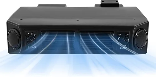 Vista 10 de Ensamble de evaporador de aire acondicionado A/C, enfriamiento por calor del evaporador, 258 CFM 3 velocidades 8A 80W 12V Ensamble de calentador