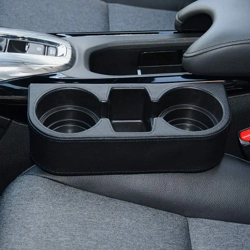 Vista 6 de JSCARLIFE Soporte universal para taza de llenado de espacio para asiento de automóvil, organizador de cuña de costura de asiento universal, soporte