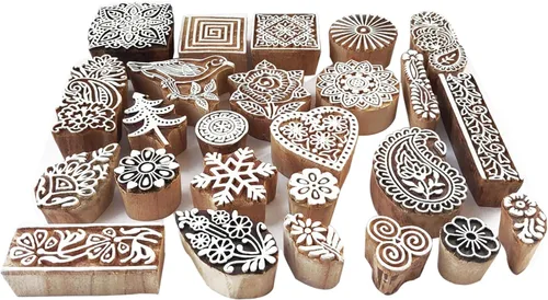 Vista 15 de Royal Kraft Sellos de impresión de bloques de madera surtidos (juego de 10) Bulk01_10