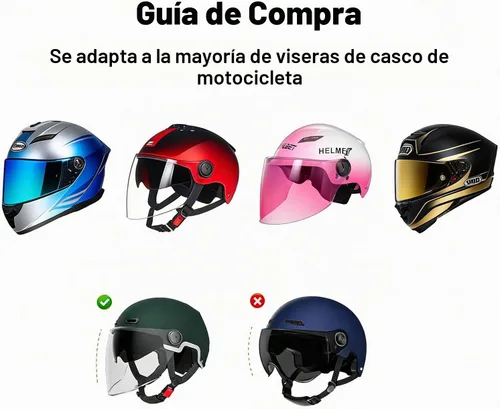 Vista 5 de Visera universal para casco de motocicleta, película antivaho y película resistente a la lluvia, 2 piezas, versión grande para lente de casco