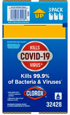 Vista 2 de Clorox Lejía Performance 121 oz, paquete de 3