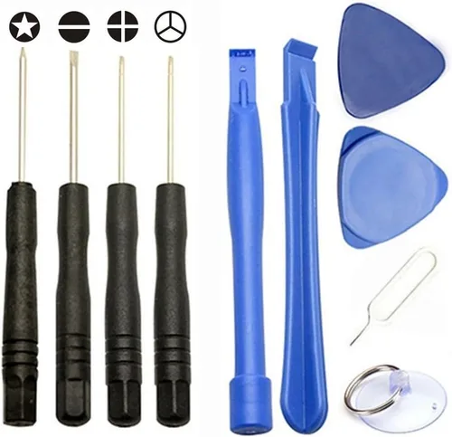 Vista 5 de Piezas internas de la cubierta de la placa de metal para el iPhone 5, reemplazo del soporte incluye juego completo de tornillos y kit