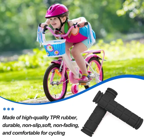 Vista 7 de Coolrunner Agarres de manillar de bicicleta, empuñaduras de bicicleta para niños y niñas, agarre de goma antideslizante para scooter Cruiser Seadoo