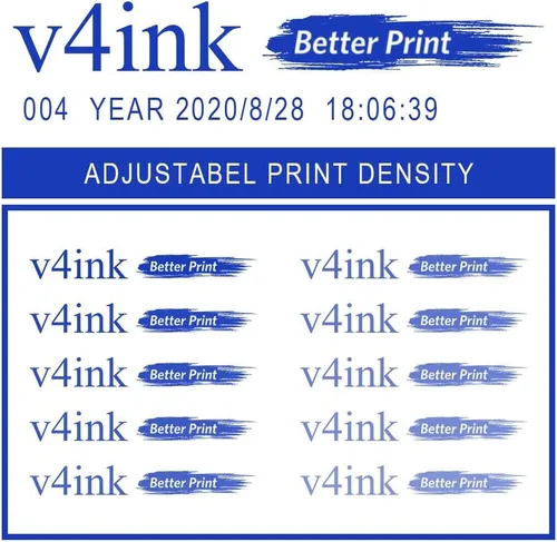Vista 4 de v4ink Bentsai BT-2581P - Cartucho de tinta cian, 1.4 fl oz, repuesto de tinta de secado rápido para impresora de inyección de tinta portátil