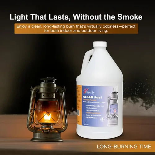 Vista 2 de Lámpara de aceite Firefly, usa combustible limpio, clean-128-c