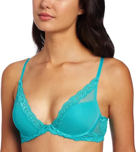 Vista 27 de Natori - Sujetador de encaje para mujer con inmersión, diseño de plumas Cafe