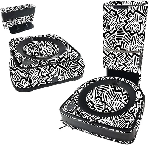 Vista 25 de MightySkins Skin compatible con iRobot Roomba s9+ Vacuum & Braava Jet m6 Bundle – Storm Cloud, funda de vinilo duradera y única Fácil de aplicar