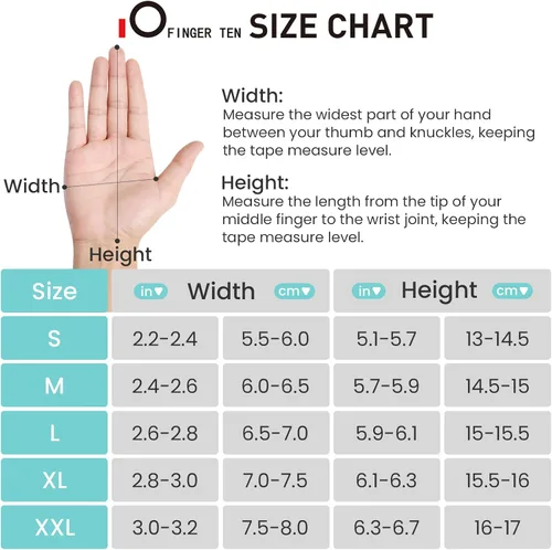 Vista 6 de FINGER TEN Guantes de ciclismo para niños y niñas y jóvenes, par de dedos completos, ciclismo de motocross, pantalla táctil, bicicleta de montaña