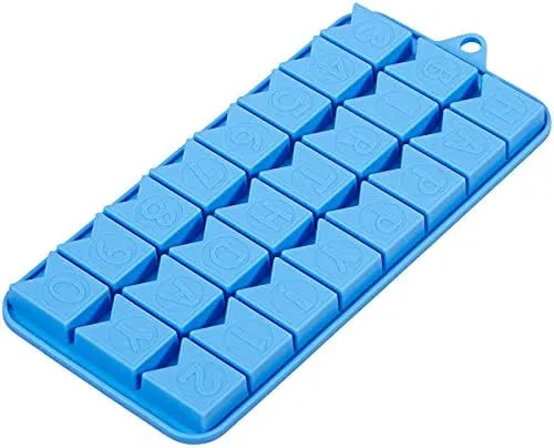 Vista 3 de Molde de caramelo de silicona para banderines de feliz cumpleaños