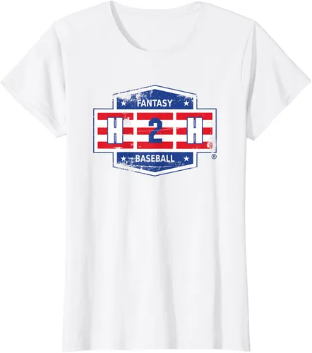Vista 15 de H2H Fantasy orgullo americano de béisbol playera Azul Marino