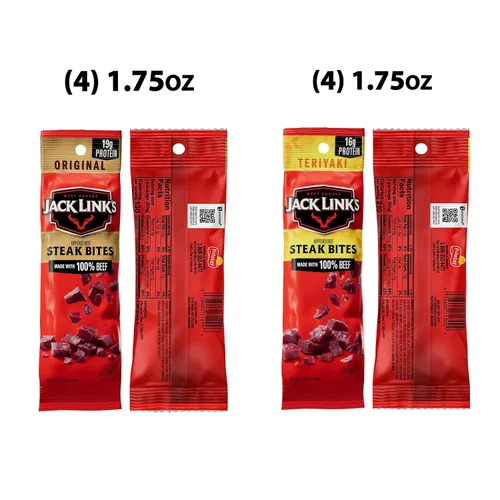 Vista 2 de Frito Lay Jack Link's Steak Bites - Paquete variado (8 unidades)