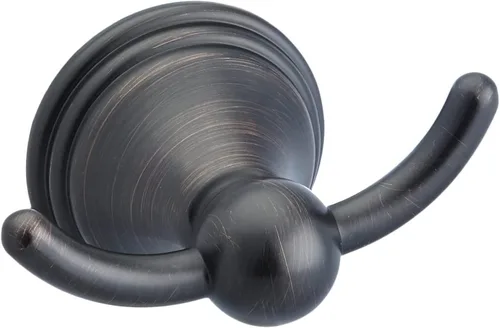 Vista 8 de Amazon Basics AB-BR817-OR - Paquete variado de accesorios de baño modernos, toallero, 5 piezas, bronce aceitado