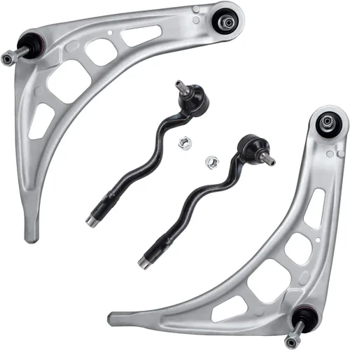Vista 82 de Detroit Axle - 4 piezas de brazos de control traseros para Ford C-Max, Focus, Mazda 3 5, Volvo C30, C70, S40, V50, 4 brazos de control superiores e