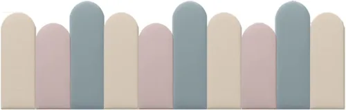 Vista 10 de Calcomanías de pared anticolisión para niños, paneles de pared suaves 3D, autoadhesivas para dormitorio, sala de juegos, cuarto de niños, cojín
