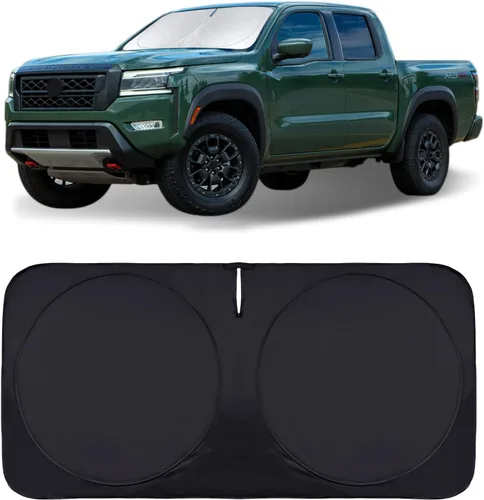 Vista 8 de Parasol para parabrisas de ajuste personalizado, cubierta para ventana delantera, visera plegable 210T, protector que bloquea los rayos ultravioleta