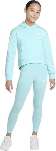 Vista 6 de Nike Sudadera deportiva con capucha de forro polar para niña
