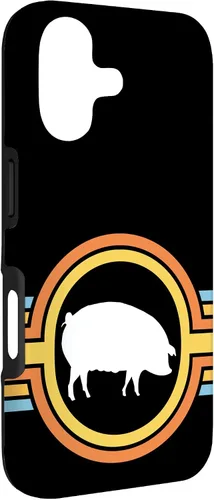 Vista 3 de Pig - Farm Farming Piglet Piggy Hog Swine Cute 70s Retro Case for iPhone 17