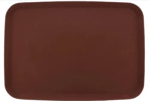 Vista 11 de G.E.T. NS-1014-BR Bandeja rectangular antideslizante de plástico sin BPA, de 10 x 14 pulgadas, color marrón