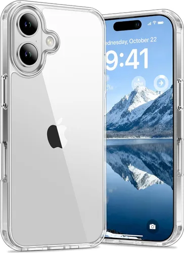 Vista 14 de Vakoo Funda transparente para iPhone 11 Pro Max, antiamarilleo, color negro