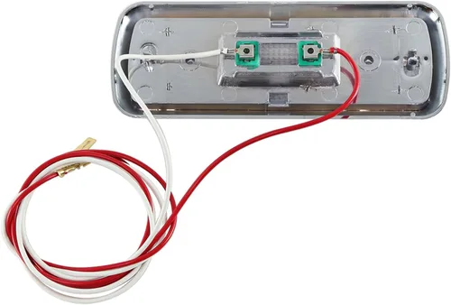 Vista 6 de MGWILL Lámpara de techo interior cromada para cabina con lente transparente Compatible con 1960-1972 Chevy GMC C10 C20 K10