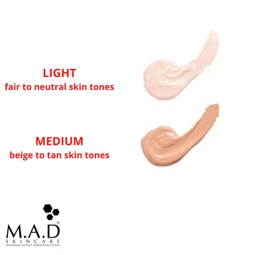 Vista 4 de M.A.D Skincare Photo Guard SPF 50 - Suero de base autoajustable de amplio espectro, neutro, por Maximum Active Dermaceuticals
