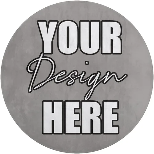 Vista 17 de Alfombra redonda personalizada para añadir tu propio texto/imagen/logotipo/foto, tapete antideslizante personalizado para puerta, alfombra de área