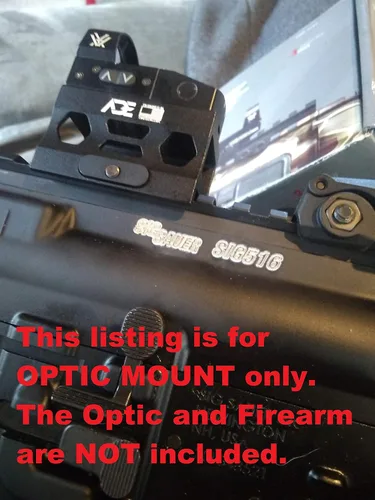 Vista 4 de Ade Advanced Optics Absolute Cowitness Riser HIGH Mount para ADE RD3-006 Haracan, RD3-009 Crusader, RD3-012 Delta, RD3-013 Bertrillium, RD3-015
