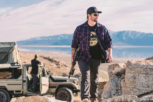 Vista 7 de Vertx Canyon River - Camisa táctica de franela para hombre, manga larga, para trabajo al aire libre, con bolsillos, equipo de operaciones tácticas