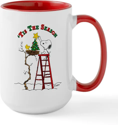 Vista 14 de CafePress Cactus Lights - Taza grande de cerámica (15.0 fl oz)