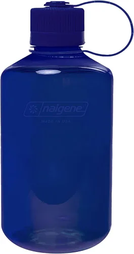 Vista 16 de Nalgene Botella de agua de boca estrecha de 16 onzas, amatista Slim Cup Holder Size, BPA-Free, Durable & Lightweight, Leak Sproof, Dishwasher