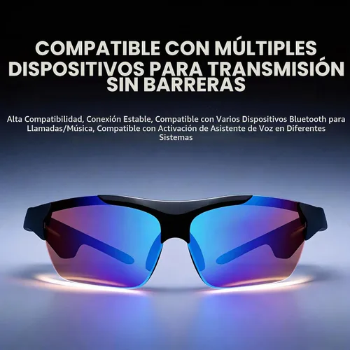 Vista 3 de Gafas inteligentes Bluetooth para hombre y mujer