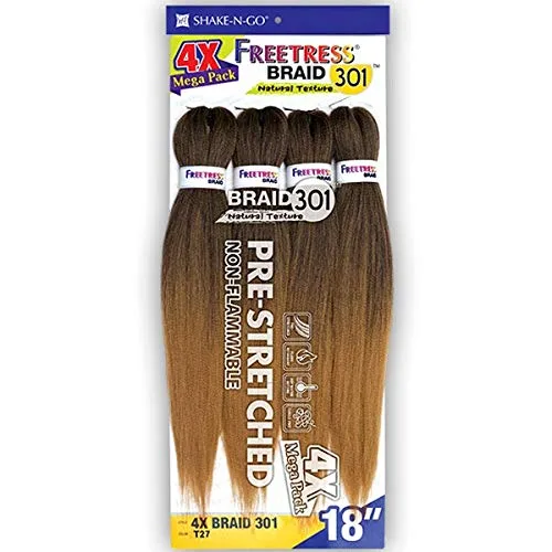 Vista 2 de FREETRESS - Trenza sintética Mega Pack – 4X BRAID 301 18in (530)
