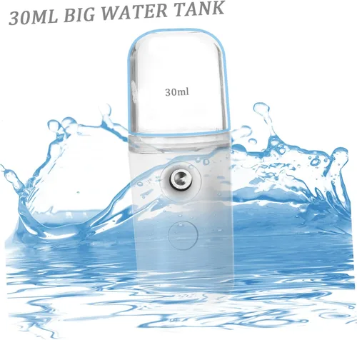 Vista 8 de Amosfun Humidificadores para el hogar, humidificador portátil para el hogar, humectador de aire de niebla fría para dormitorio, oficina