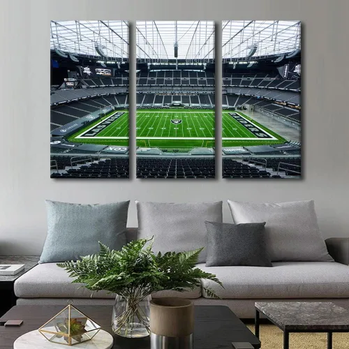 Vista 151 de Lincoln - Lienzo decorativo para pared, diseño de campo financiero de Filadelfia, paisaje de estadio de fútbol de Filadelfia, decoración de pared