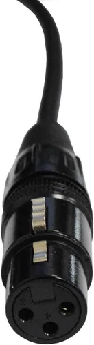 Vista 2 de Audio 2000s E20101 1/4" TRS ángulo recto a XLR hembra cable de 1 pie