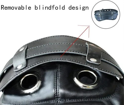 Vista 5 de Máscara de piel para fiesta de máscaras, ajustable, transpirable, desmontable, para cosplay, accesorio de disfraz de Halloween