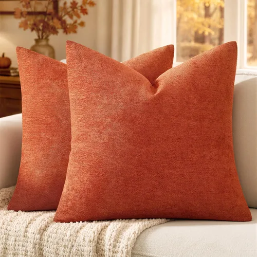 Vista 19 de MIULEE - Juego de 2 fundas de almohada decorativas beige de 16 x 16 pulgadas Fundas de cojín de felpilla suave para decoración del hogar, sofá