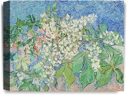 Vista 17 de IPIC - Campo de trigo con cuervos, reproducción artística de Vincent Van Gogh. Lienzo de giclée para decoración del hogar 10#F (20 x 16)