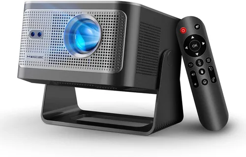 Vista 11 de [Android 14 y 800ANSI] Mini proyector Magcubic 4K 8K, compatible con proyector inteligente nativo 1080P con WiFi 6, Bluetooth 5.4, enfoque