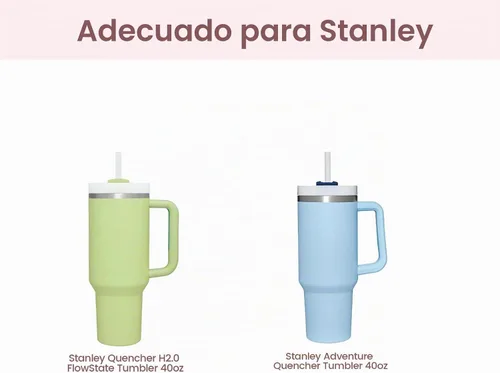Vista 3 de Funda de Silicona para Stanley, Protector de Base de Vaso, Accesorios para Stanley Quencher H2.0 FlowState Tumbler 40oz / Adventure Quencher Tumbler