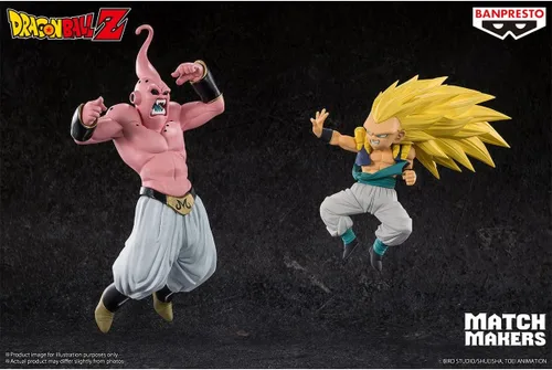 Vista 6 de Banpresto - Dragon Ball Z - Super Saiyan 3 Gotenks (vs Majin Buu) Figura de Match Makers
