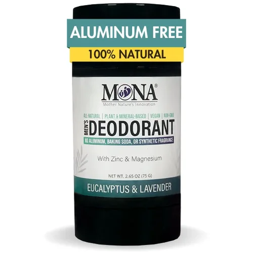 Vista 9 de MONA Brands - Desodorante natural para hombres sin aluminio, hipoalergénico, desodorante de magnesio para pieles sensibles, absorbe el sudor,