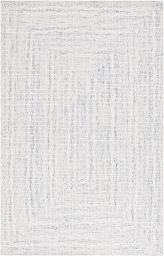 Vista 16 de SAFAVIEH Abstract Collection - Alfombra de pasillo, 2 pies 3 pulgadas x 8 pies, negro y marfil, lana hecha a mano, ideal para zonas de alto tráfico