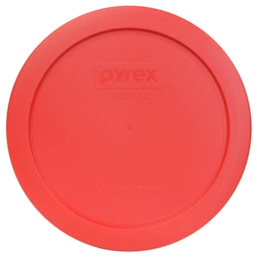 Vista 18 de Pyrex 7201-PC (4 tazas) Berry Pink - Tapa de almacenamiento para cuencos de vidrio, fabricada en Estados Unidos