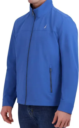 Vista 2 de Nautica Chaqueta de golf ligera y elástica para hombre, con cierre completo