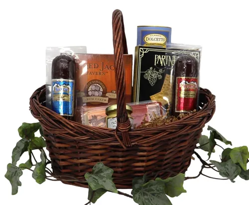 Vista 2 de Gift Basket Village Cesta de regalo con texto en inglés "It's a Guy Thing" para hombre