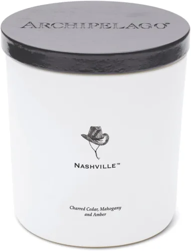 Vista 13 de Archipelago Botanicals Aspen Luxe - Vela Aspen Bark, aroma a ámbar y almizcle, elegante vela en tarro de vidrio blanco, cera de coco, mechas dobles