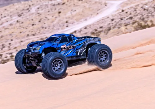 Vista 14 de Traxxas Mini Maxx Brushless 4X4 Monster Truck (azul)