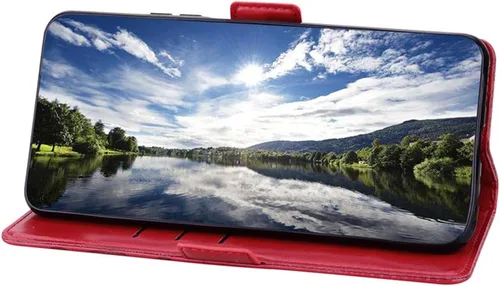 Vista 4 de Funda para Redmi Note 11 Note 11S, correa de muñeca con función atril de piel sintética, tarjetero para tarjetas de efectivo, funda protectora a
